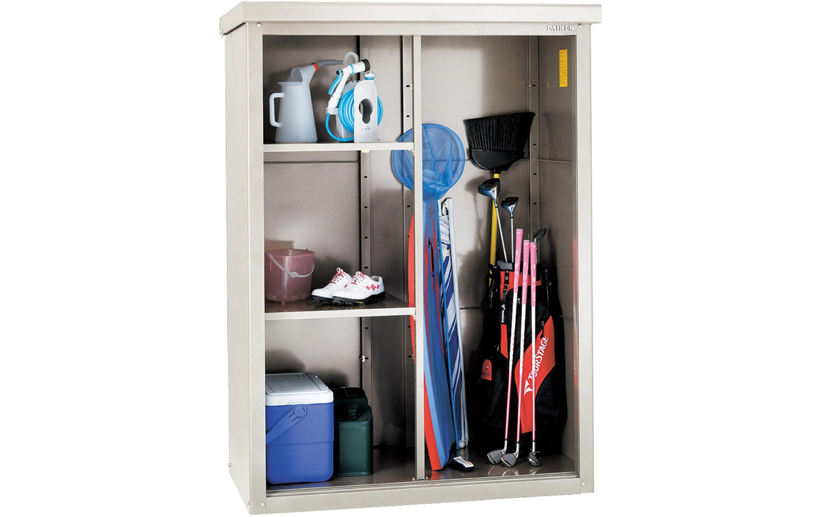 Trimetals Guardian D63 – Geräteschrank, 2 Tablare, 1760 × 980 × 1865 mm, Anthrazit, Aluminium/Stahl