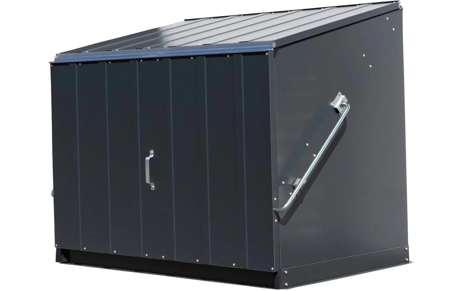 Trimetals Stowaway – Geräteschrank 1380 × 890 × 1130 mm, anthrazit, Stahl, PVC