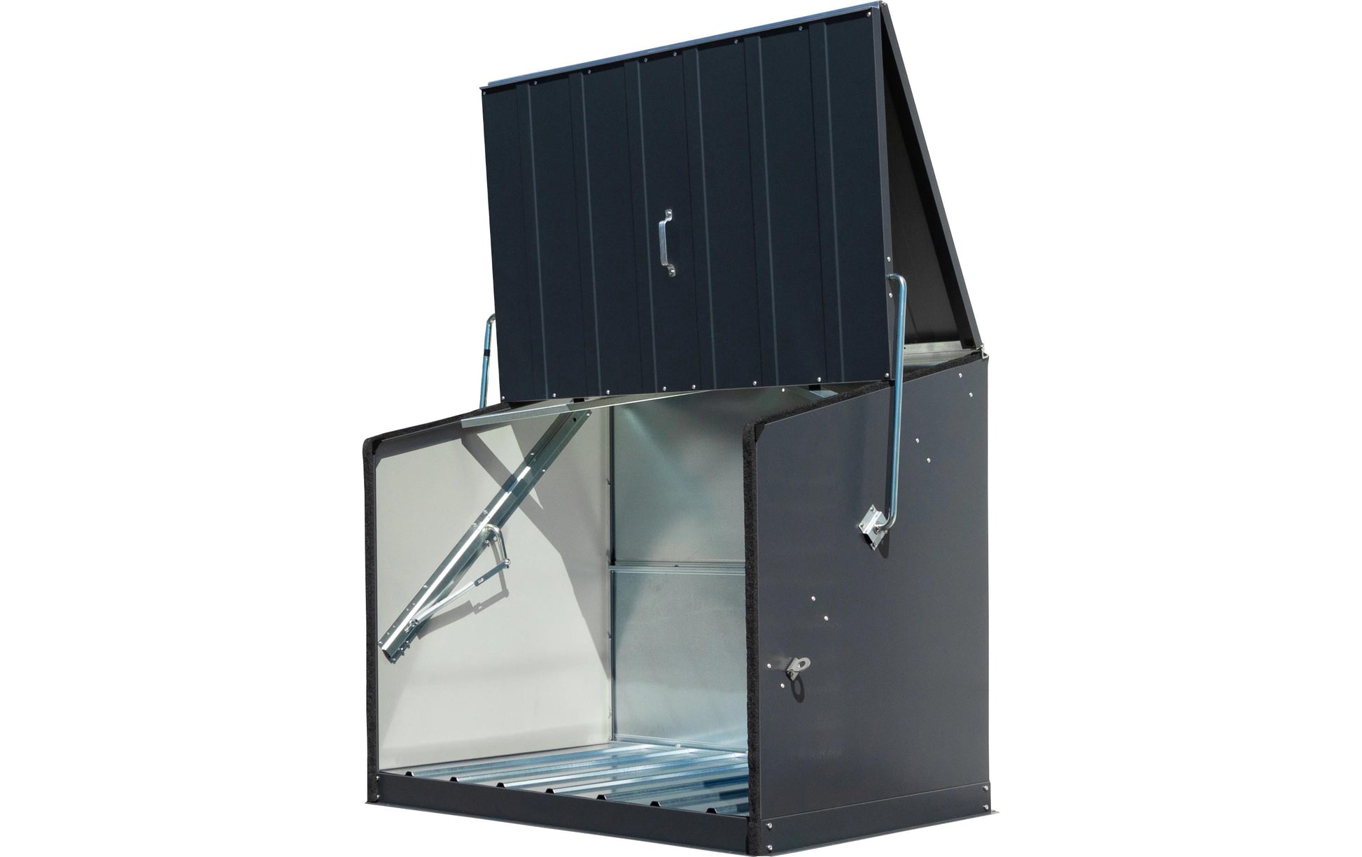 Trimetals Stowaway – Geräteschrank 1380 × 890 × 1130 mm, anthrazit, Stahl, PVC
