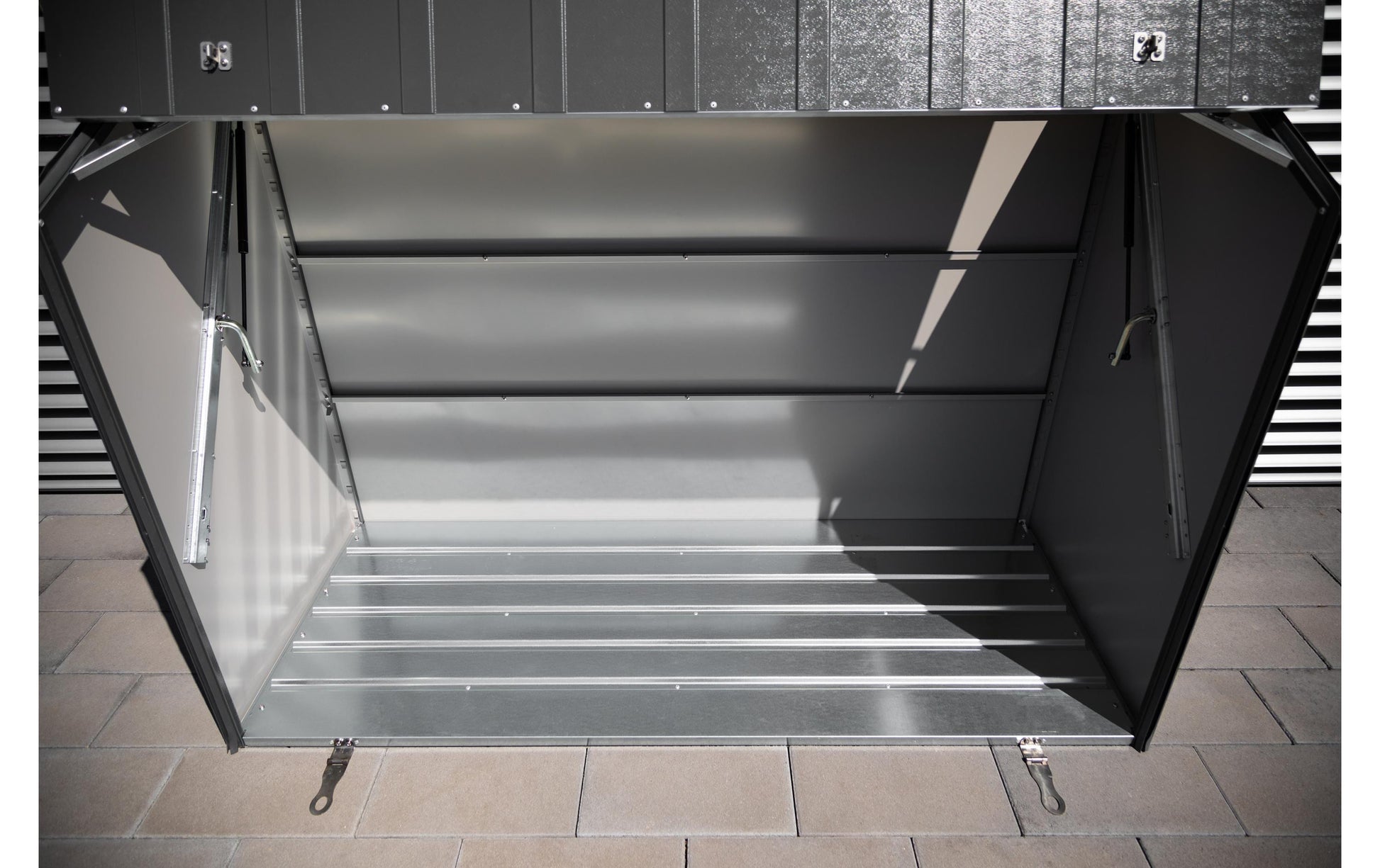 Trimetals Sesame – Geräteschrank, 1850 × 760 × 1390 mm, anthrazit, Stahl, PVC