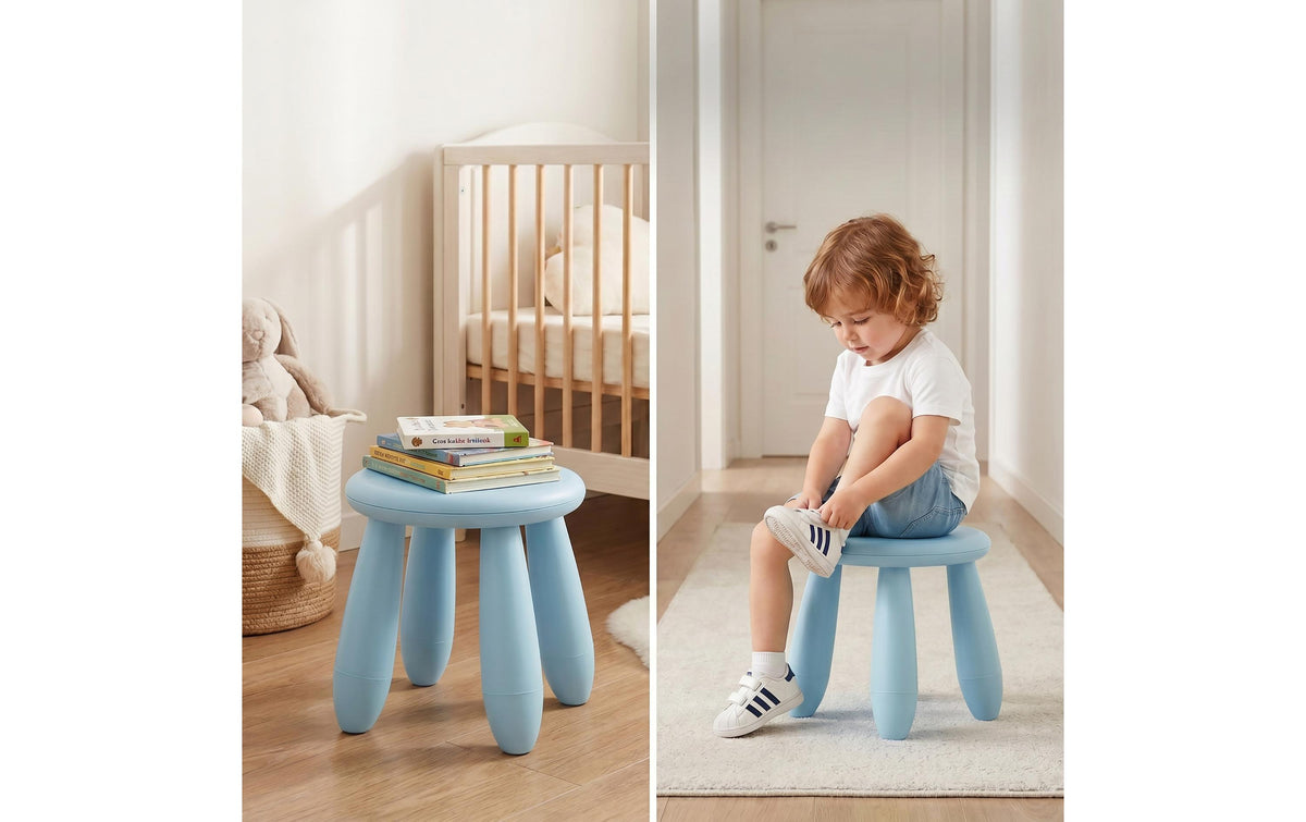 Relaxdays Trittschemel – Kunststoff – Blau