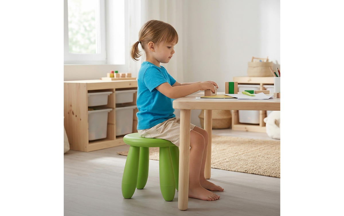 Relaxdays Kinderstuhl – 28 × 28 × 26 cm – Kunststoff – Grün