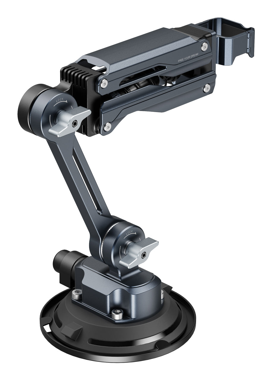 SmallRig 5123 Saugnapf-Halterung – für DJI Osmo Pocket 3, GoPro HERO13, Insta360 X4 – Schwarz