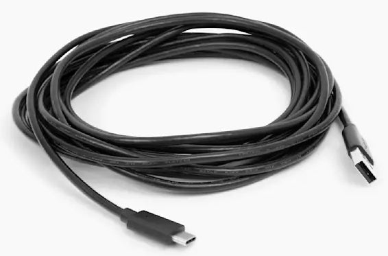 Owl Labs USB-C auf USB-A Kabel – 5 m – Schwarz – für Meeting Owl 3, Meeting Owl Pro, Meeting Owl