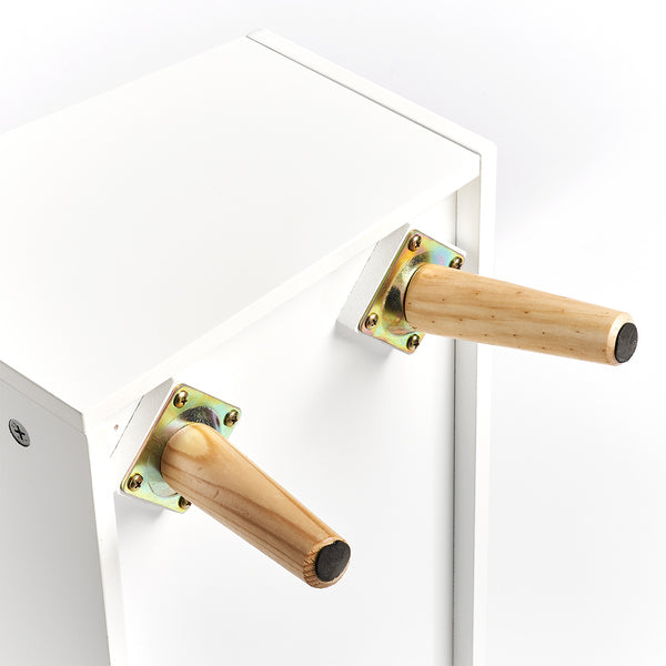 Zeller Present Truhe – Holz – Weiss – 280 × 450 × 580 mm
