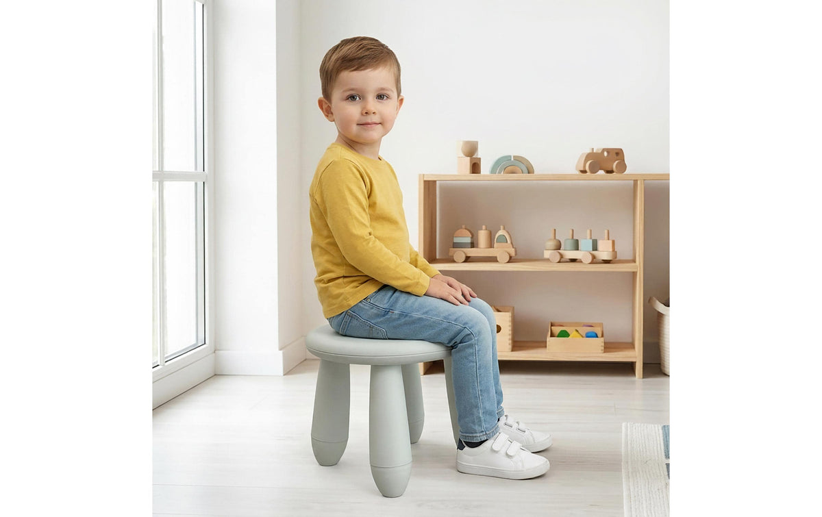 Relaxdays Trittschemel – Kunststoff – Weiss
