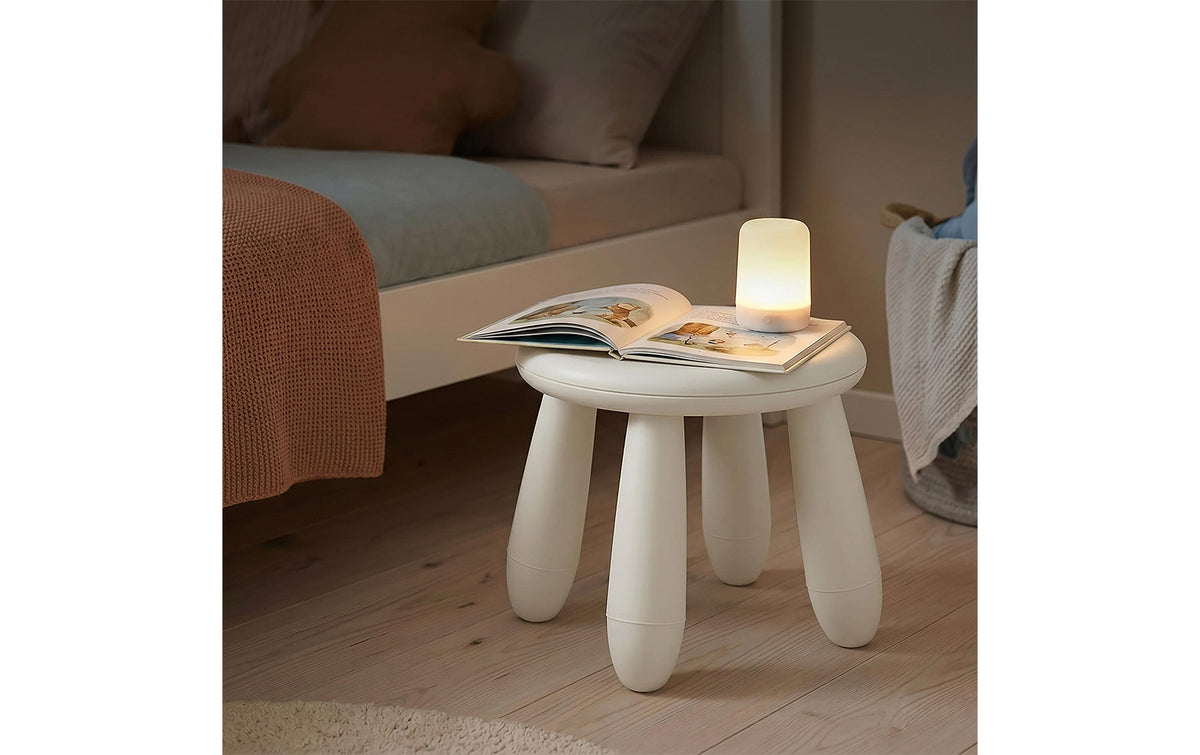 Relaxdays Trittschemel – Kunststoff – Weiss