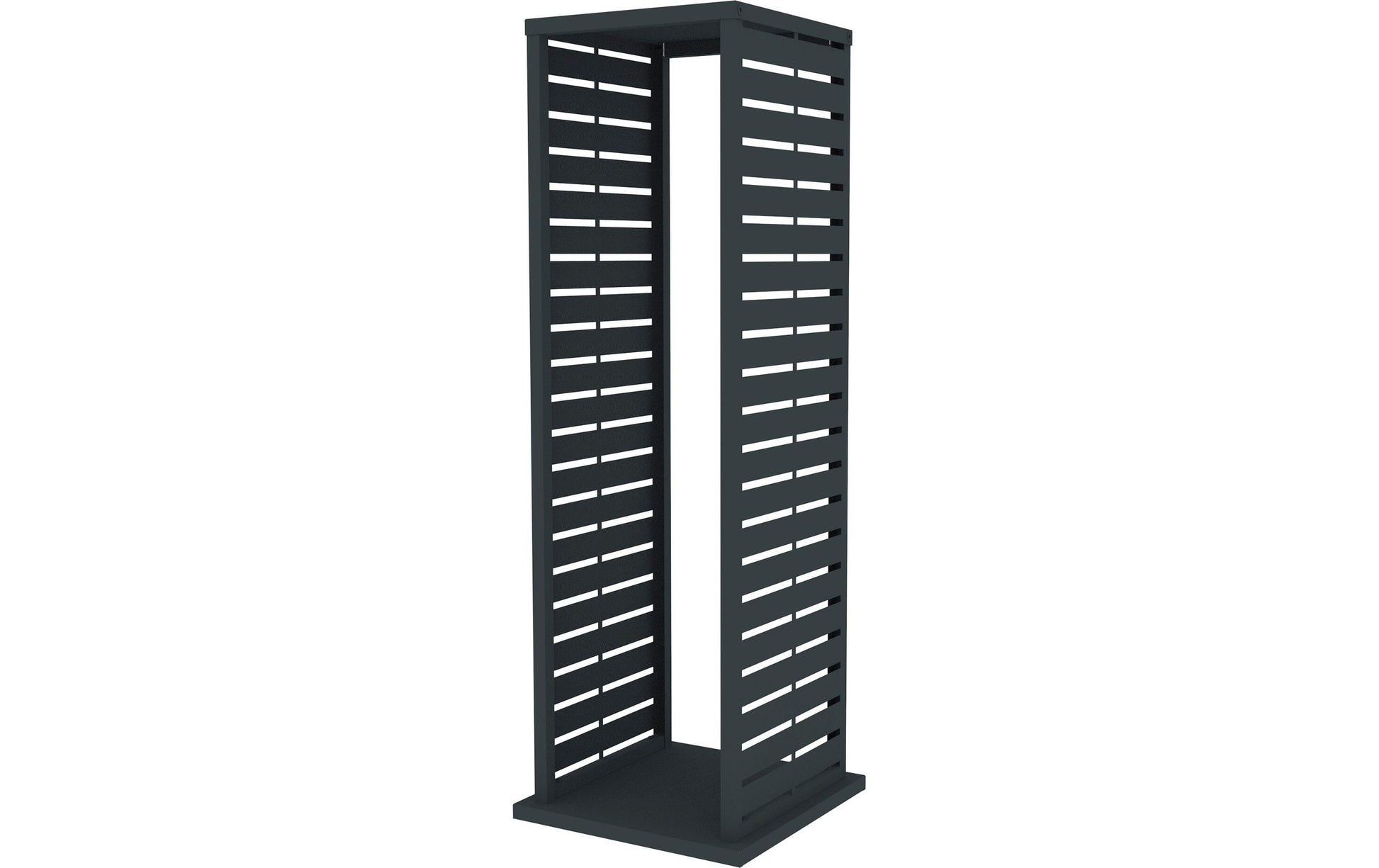 Westmann Luma Lane Kaminholzregal – Anthrazit – Für Aussenanwendung – 375 × 1120 × 375 mm