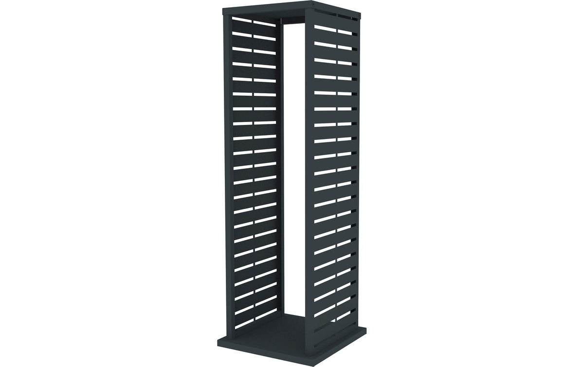 Westmann Luma Lane Kaminholzregal – Anthrazit – Für Aussenanwendung – 375 × 1120 × 375 mm