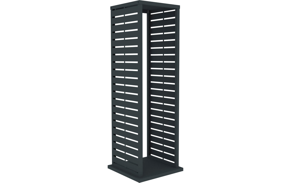Westmann Luma Lane Kaminholzregal – Anthrazit – Für Aussenanwendung – 375 × 1120 × 375 mm