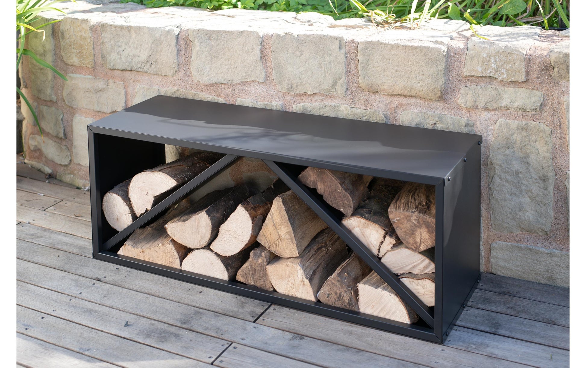 Westmann Adam L Kaminholzregal – Stahl – 1040 × 400 × 345 mm