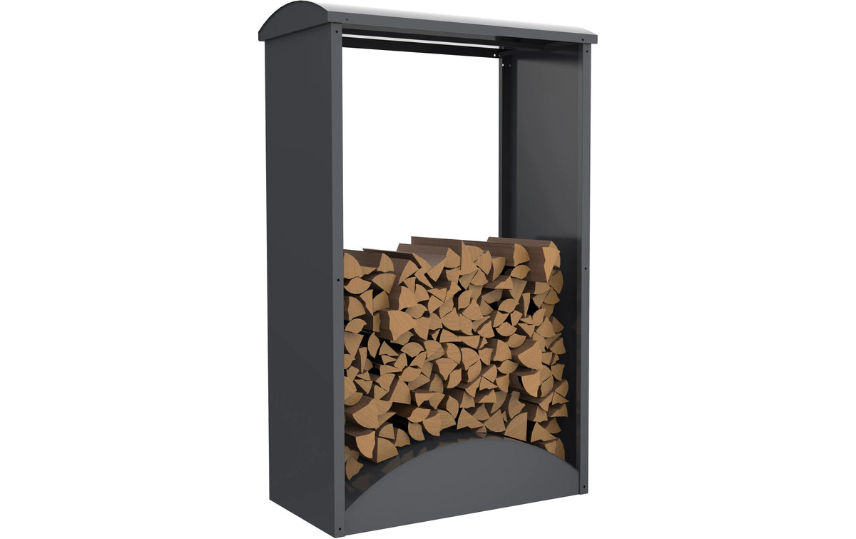 Westmann Castra A Kaminholzregal – anthrazit – 980 × 1600 × 520 mm