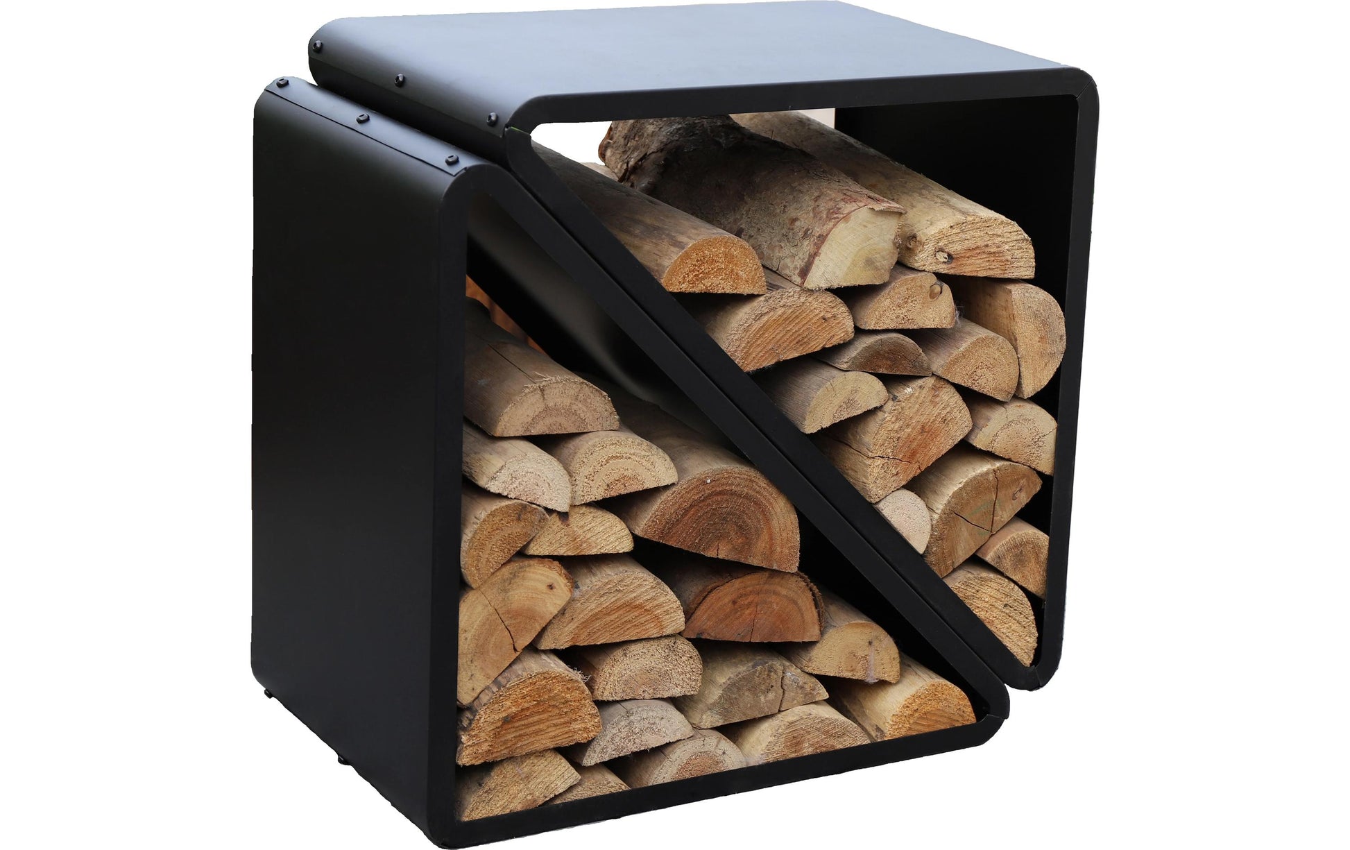 Westmann Kaminholzregal – Stahl – 570 × 560 × 360 mm