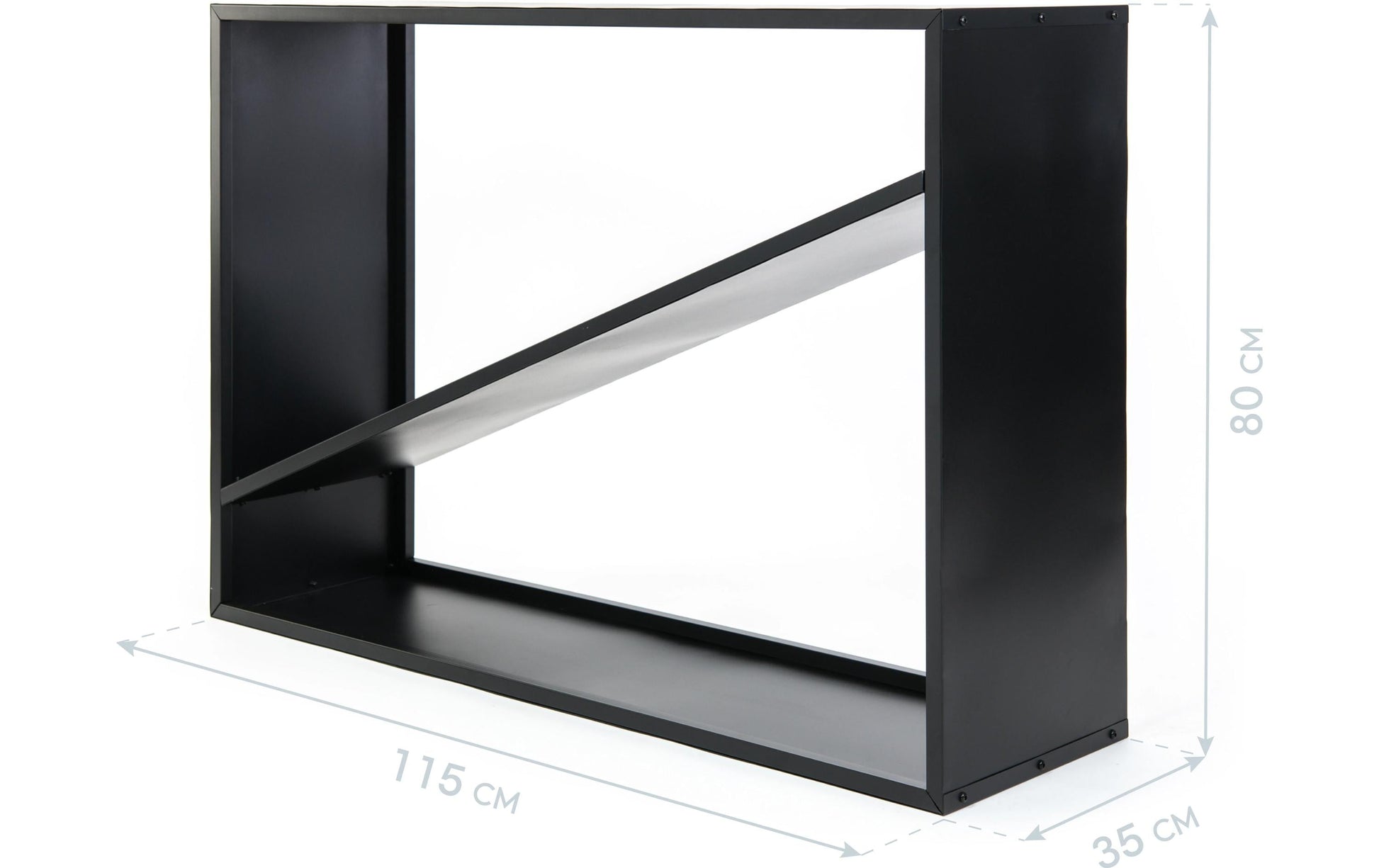 Westmann Hugo Kaminholzregal – Stahl – 1145 × 800 × 350 mm