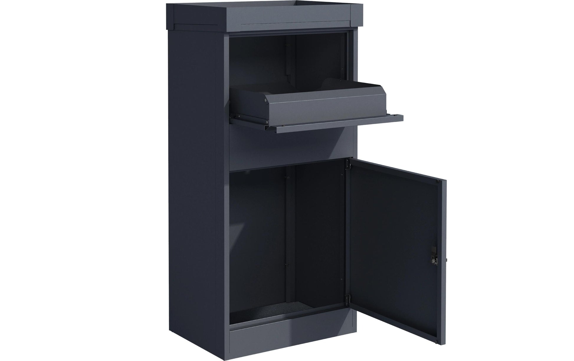 Westmann Piet Aufbewahrungsbox – Stahl – Anthrazit – 500 × 1050 × 370 mm