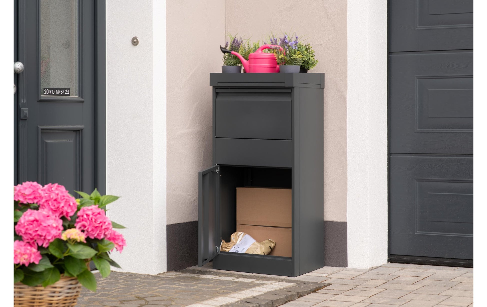 Westmann Piet Aufbewahrungsbox – Stahl – Anthrazit – 500 × 1050 × 370 mm