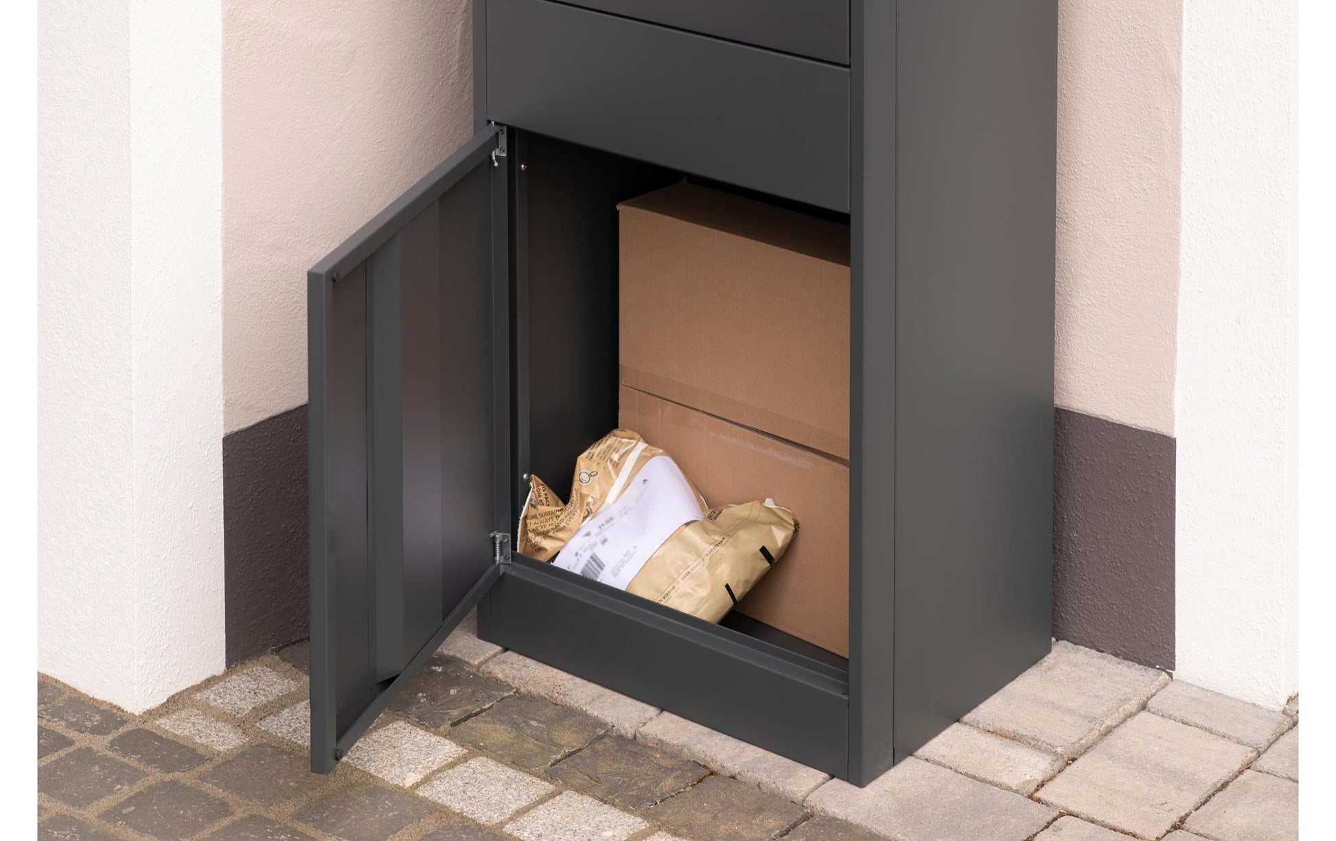 Westmann Piet Aufbewahrungsbox – Stahl – Anthrazit – 500 × 1050 × 370 mm