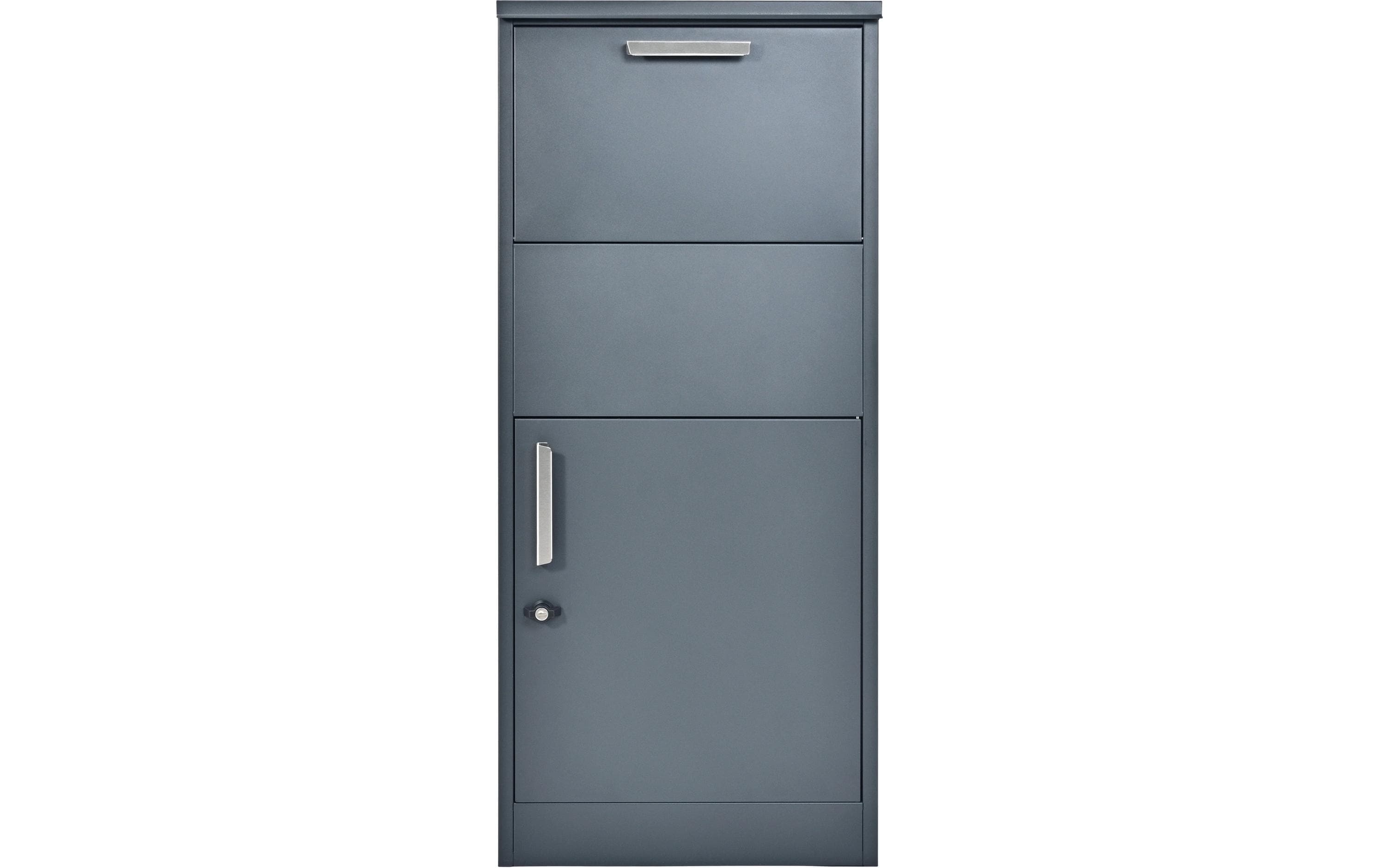Westmann Pepe – Paketbox, 500 × 390 × 1140 mm, anthrazit, Stahl