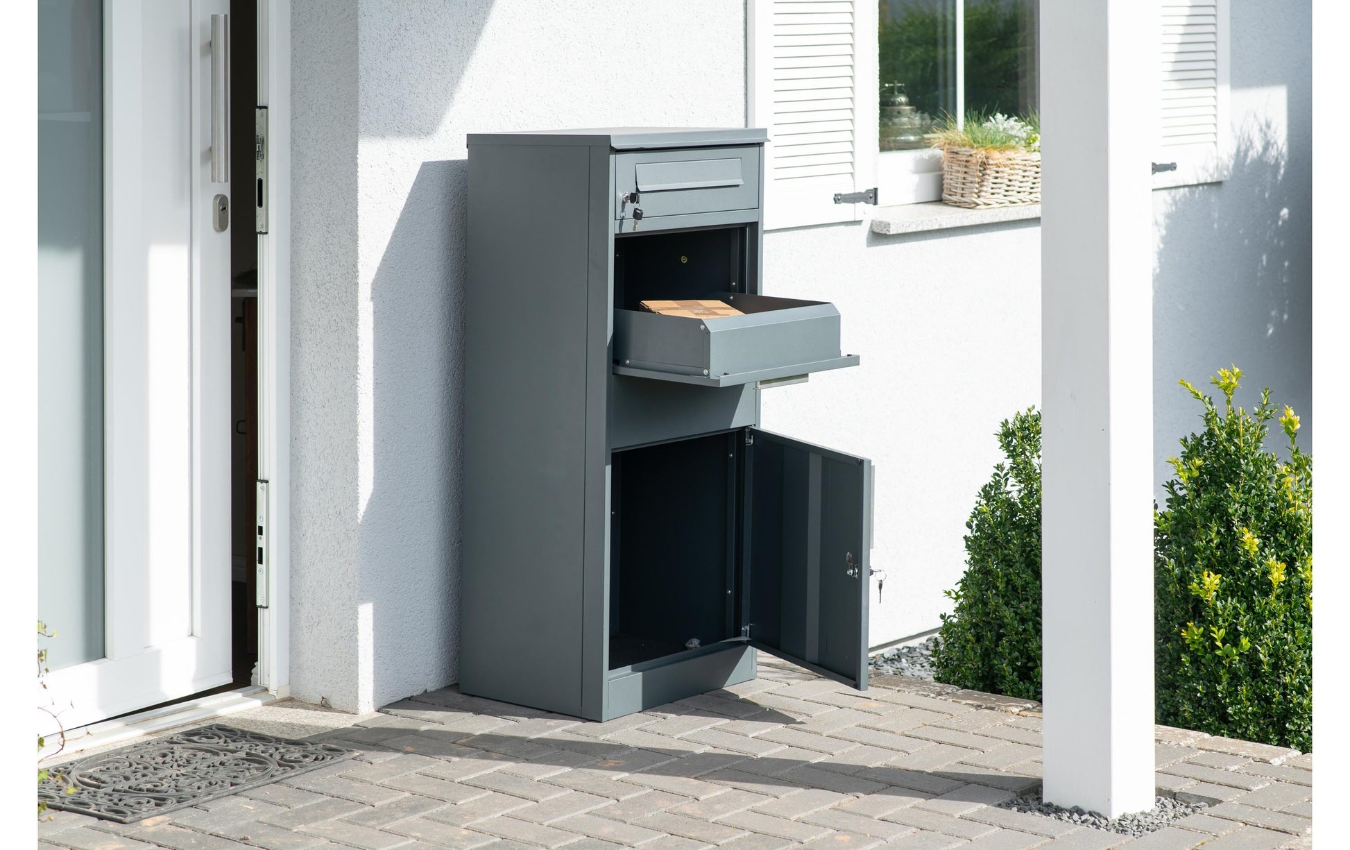 Westmann Pedro Aufbewahrungsbox – Stahl – Anthrazit – 500 × 1120 × 370 mm