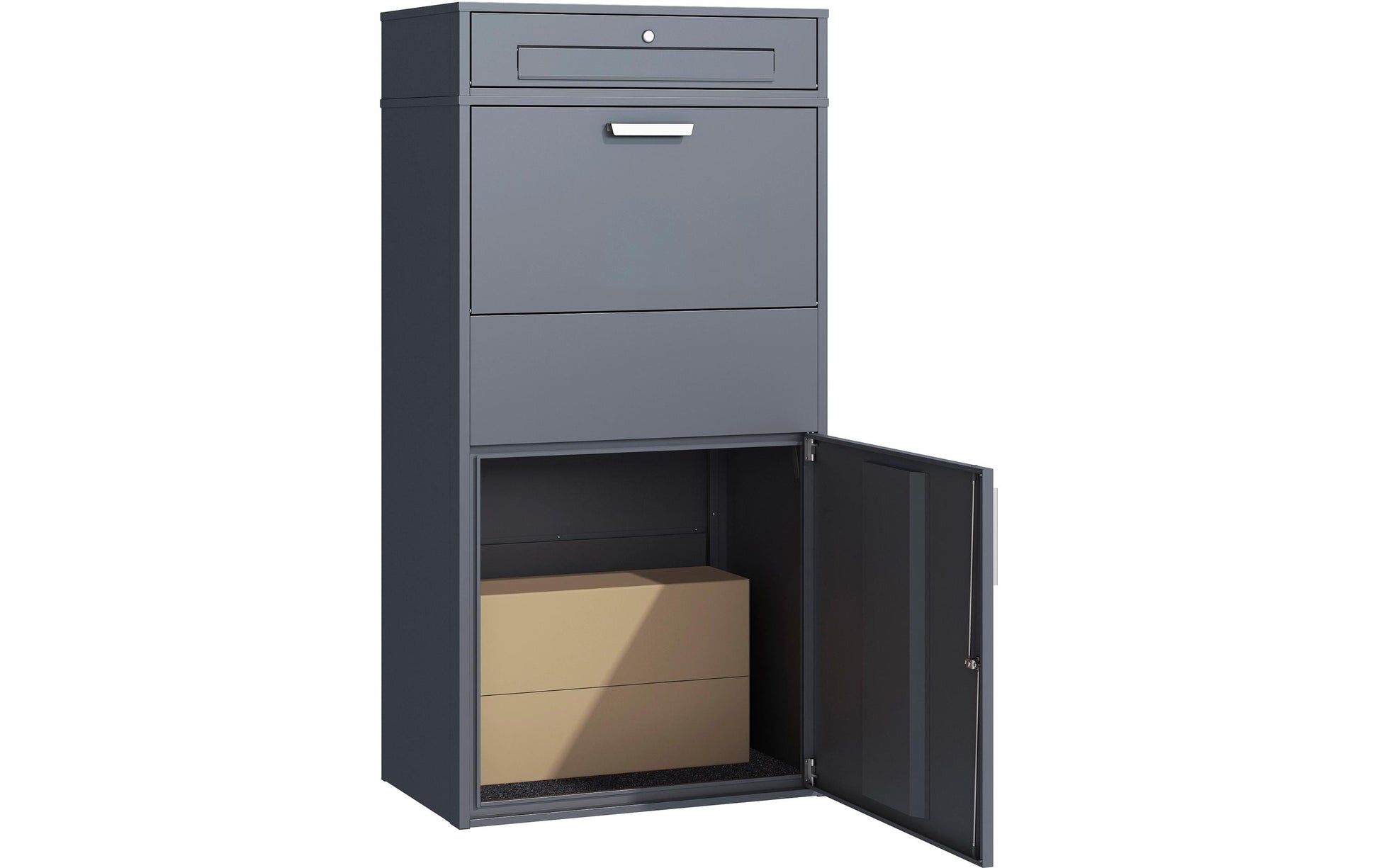 Westmann Pavo Aufbewahrungsbox – Stahl – Anthrazit – 450 × 1280 × 720 mm