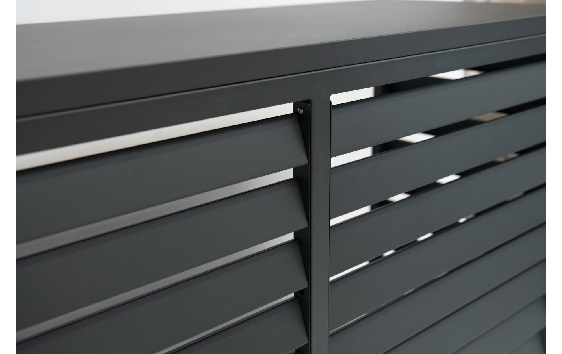 Westmann Verkleidung Wärmepumpe Boxa M – 140 × 56 × 97 cm, Stahl, Anthrazit, 760 l