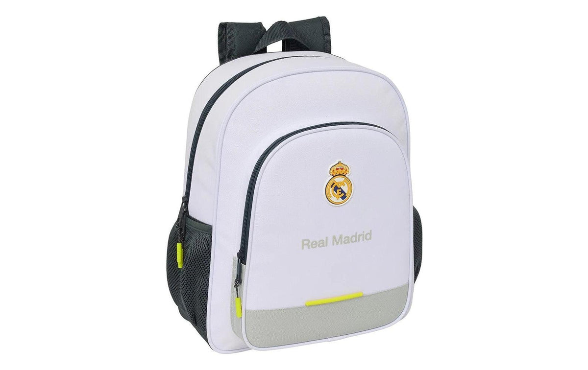 Safta Kindergartenrucksack Real Madrid – 15 l, gepolsterte Schultergurte – Fussball, 320 × 380 × 120 mm