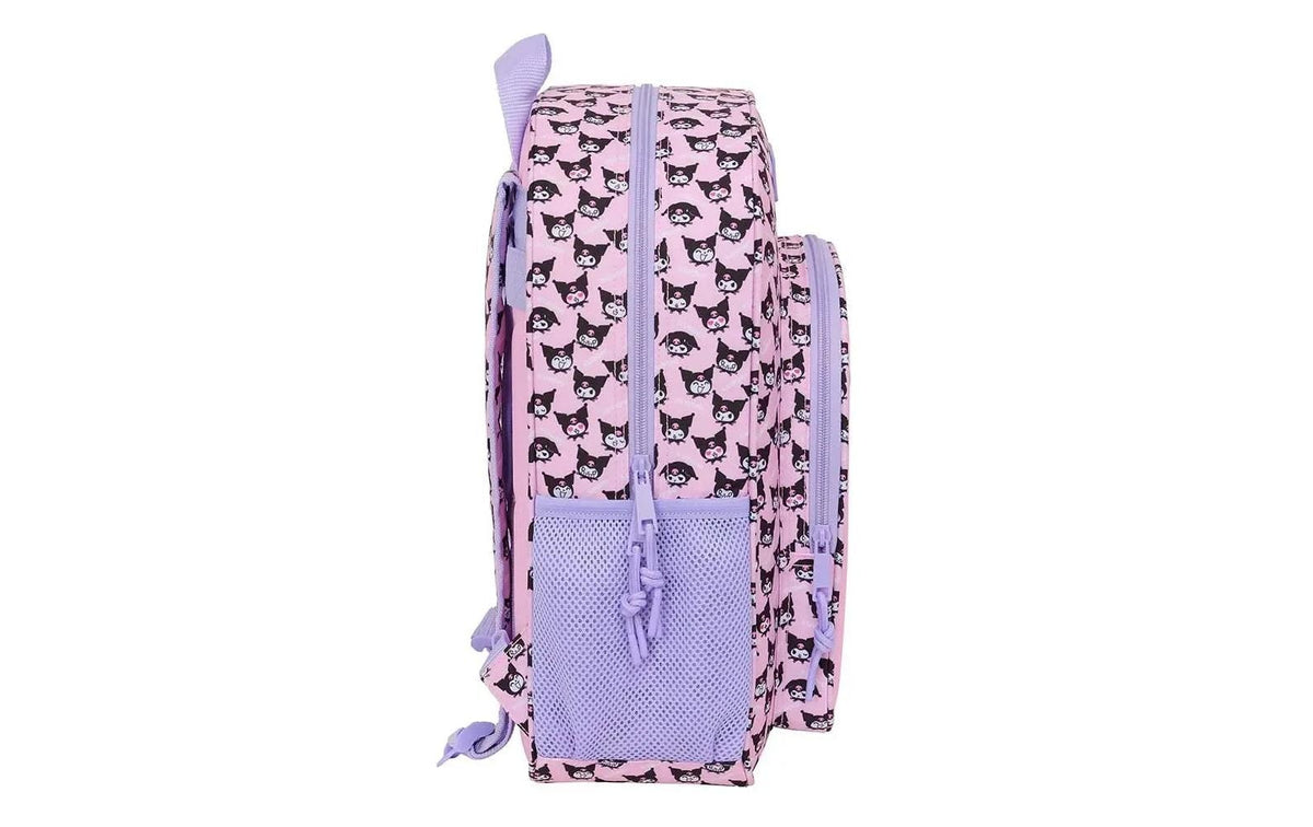 Safta Kuromi Kindergartenrucksack – Polyester – Rosa/Violett, Cartoon-Motiv, 120 × 380 × 320 mm