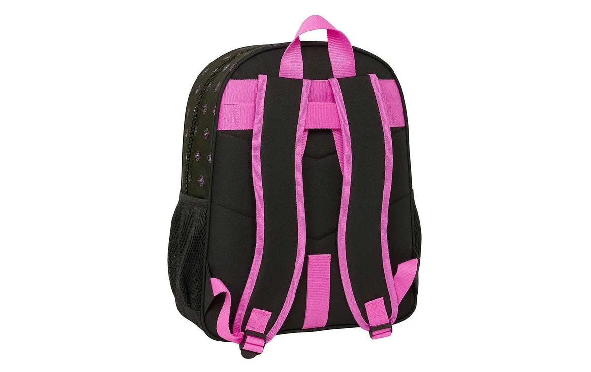 Safta Kindergartenrucksack Demon Hunters – Gepolsterte Schultergurte, Polyester – Schwarz, 120 × 380 × 320 mm