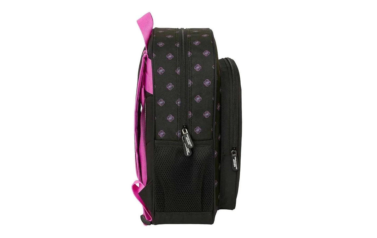 Safta Kindergartenrucksack Demon Hunters – Gepolsterte Schultergurte, Polyester – Schwarz, 120 × 380 × 320 mm