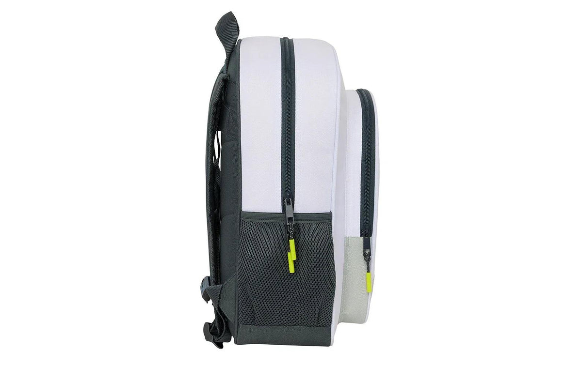 Safta Kindergartenrucksack Real Madrid – 15 l, gepolsterte Schultergurte – Fussball, 320 × 380 × 120 mm