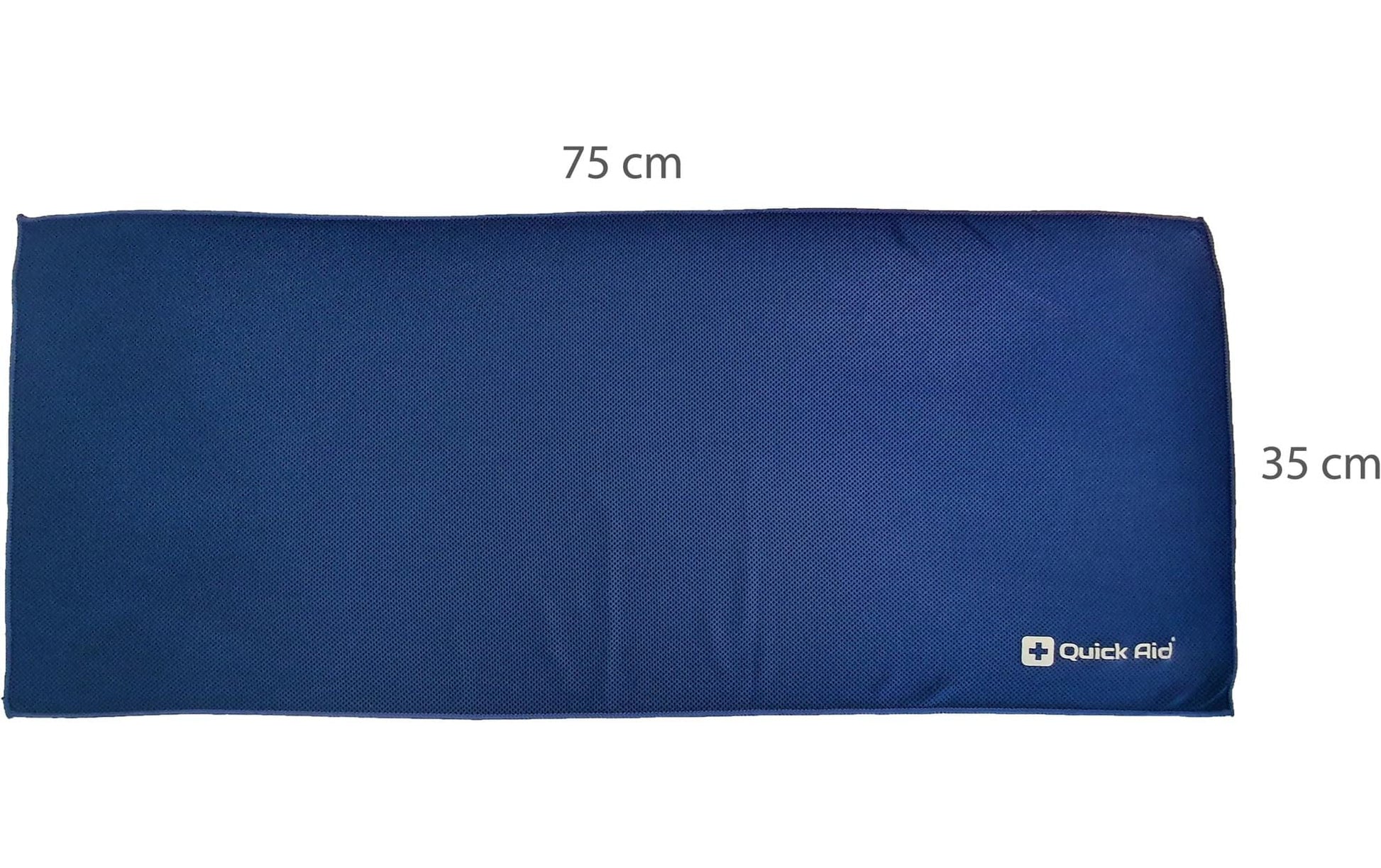 Quick aid Gästetuch – 34 × 80 cm, Blau, Mikrofaser