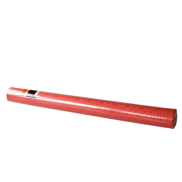Venardo tableline Venardo Tischdecke auf Rolle – 100 cm×45 m, Papier, Rot, Damast