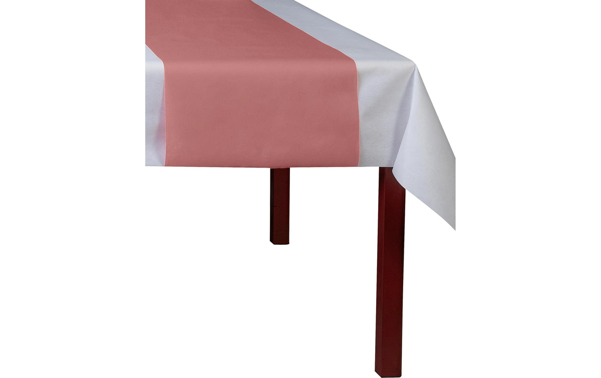 Pro nappe Tischläufer auf Rolle – 40 cm×4,8 m, Kunststoff, Altrosa