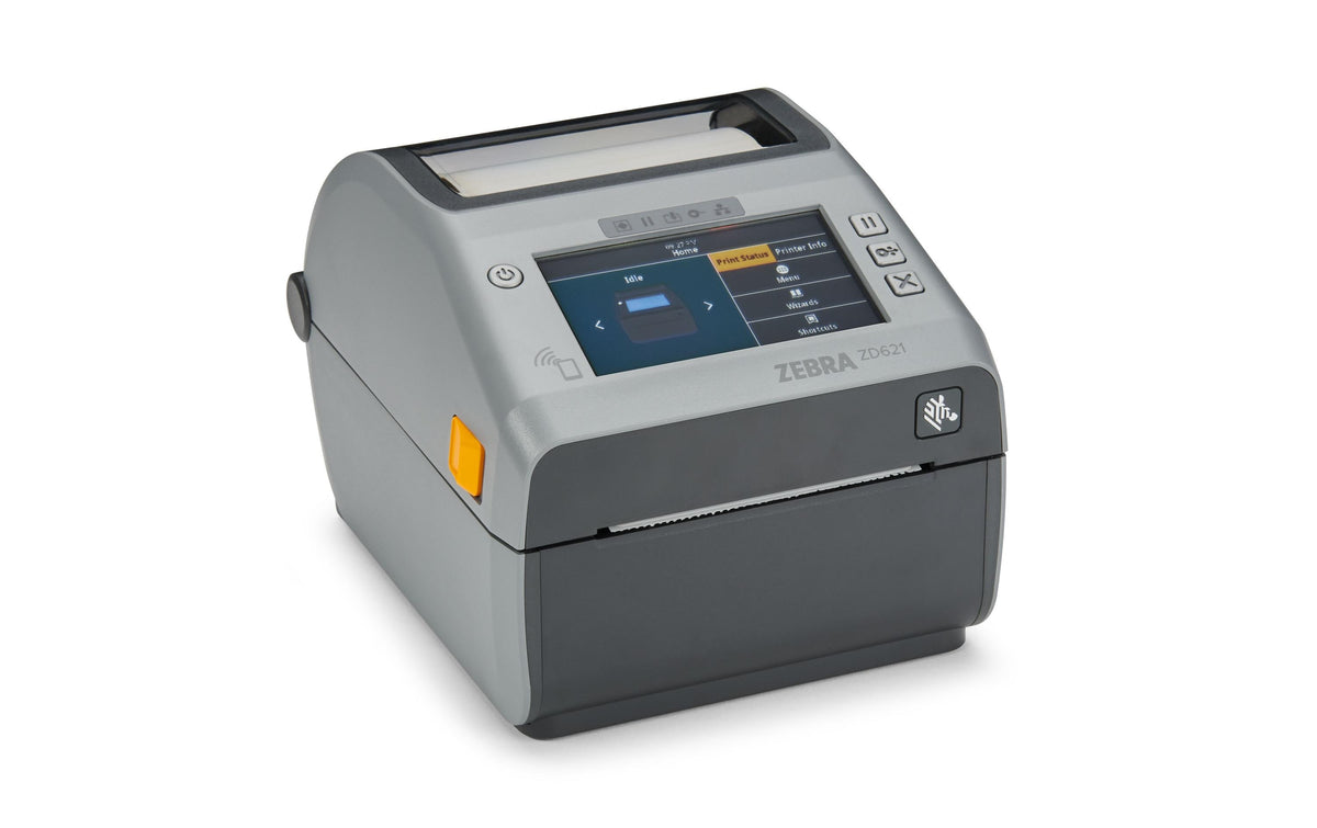 Zebra ZD621 – Etikettendrucker (Thermodirekt), 108 mm, 203 dpi, 152 mm/s, USB/LAN/WLAN/Bluetooth/RS-232
