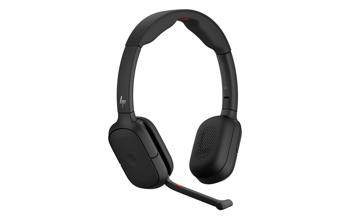 HP POLY Focus 625 On-Ear Kopfhörer – Stereo, BT