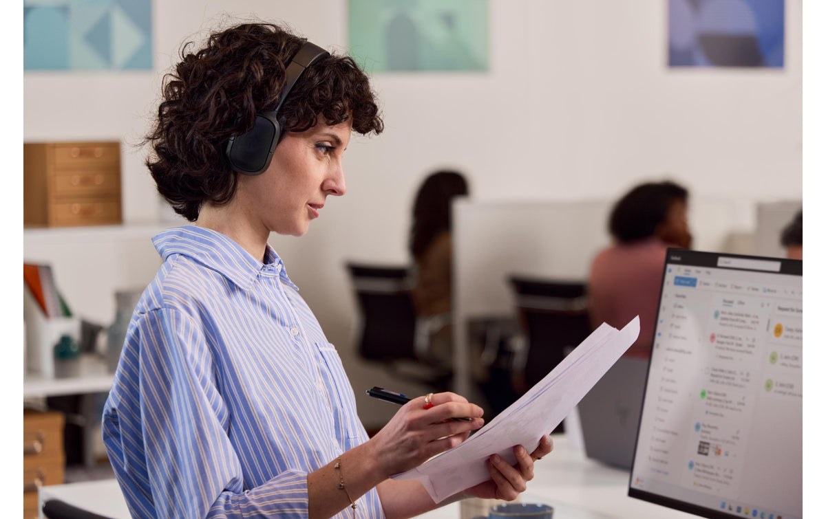 HP POLY Focus 625 On-Ear Kopfhörer – Stereo, BT