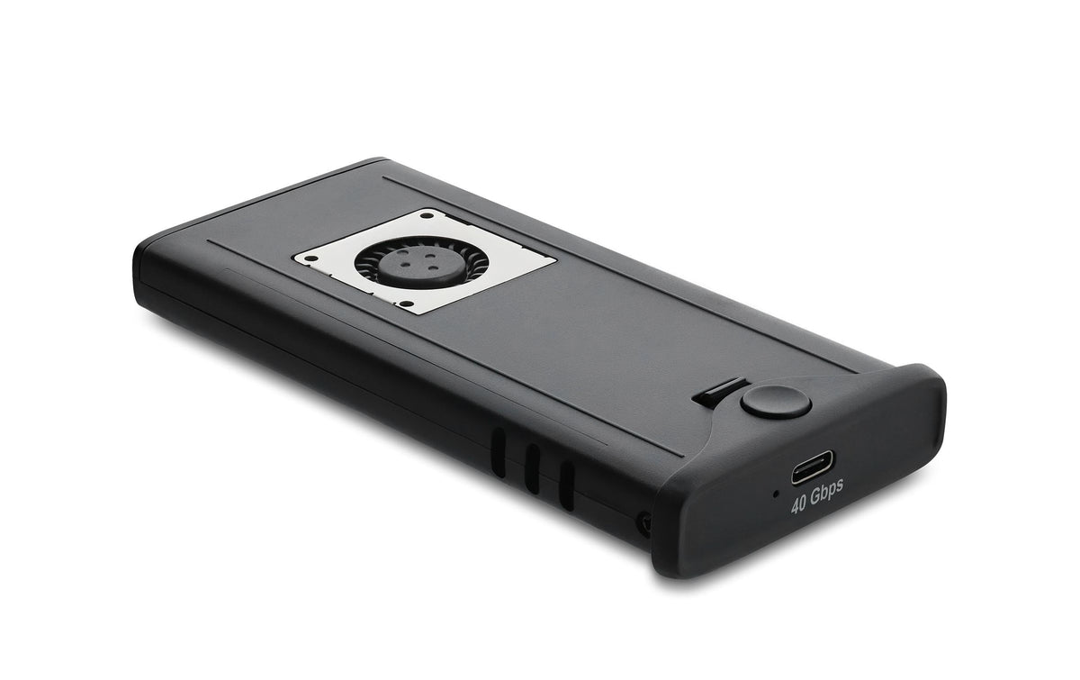 DeLOCK M.2 NVMe SSD-Gehäuse – 1-Bay M.2 – Thunderbolt 3/4/5, USB-C, für M.2 Key-M (NVMe)