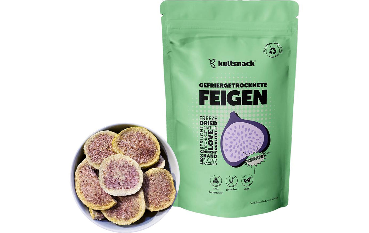 Kultsnack Gefriergetrocknete Feigen, Vegan – 100 g