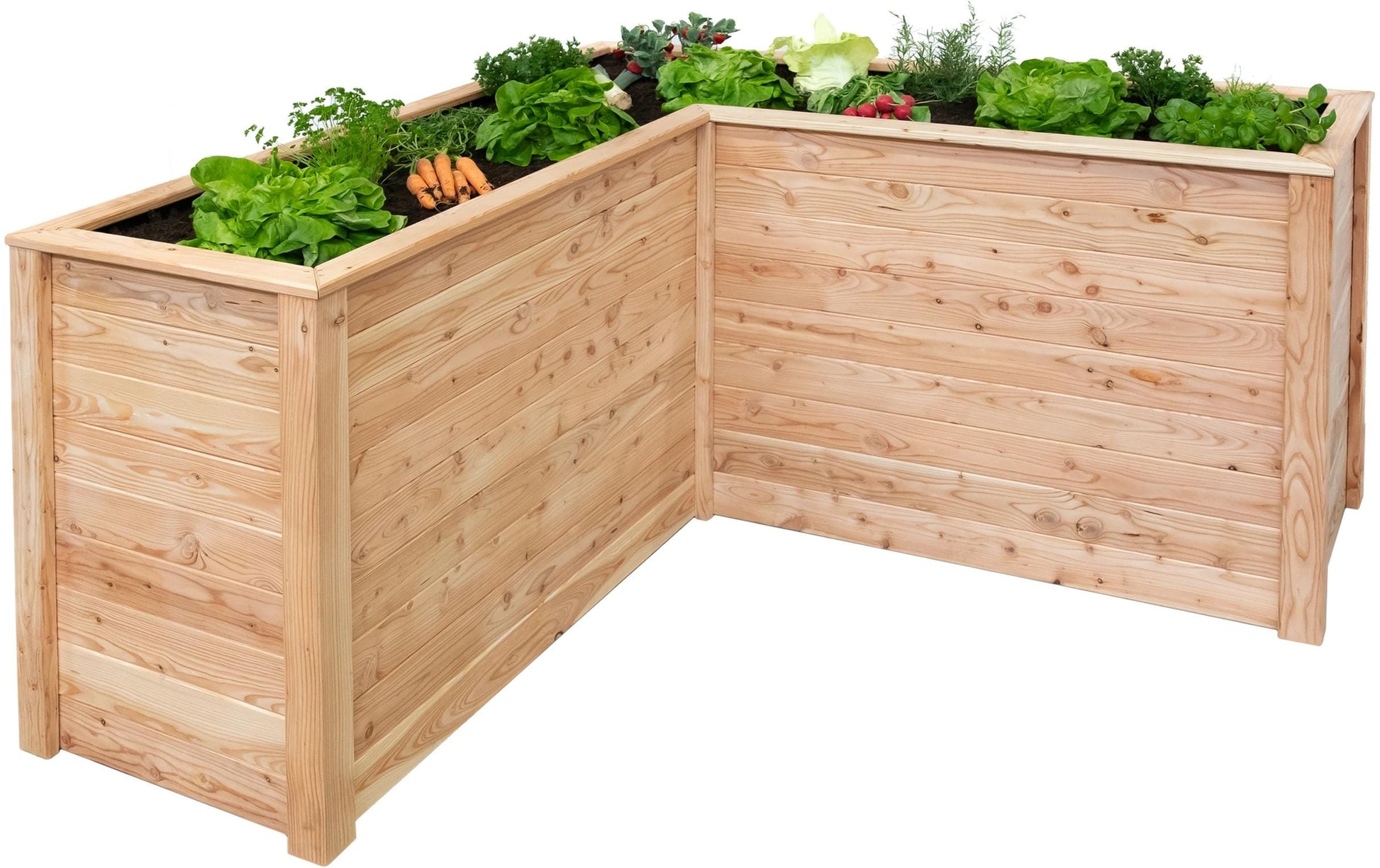 Westmann Klassik Hochbeet – 170,5 × 170,5 × 84 cm – Lärche