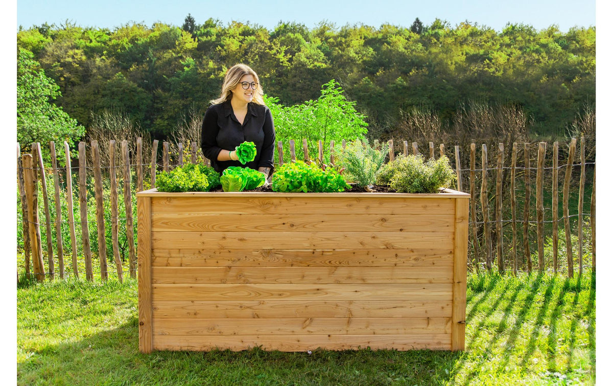 Westmann Hochbeet – 90 × 170 × 84 cm – Lärche