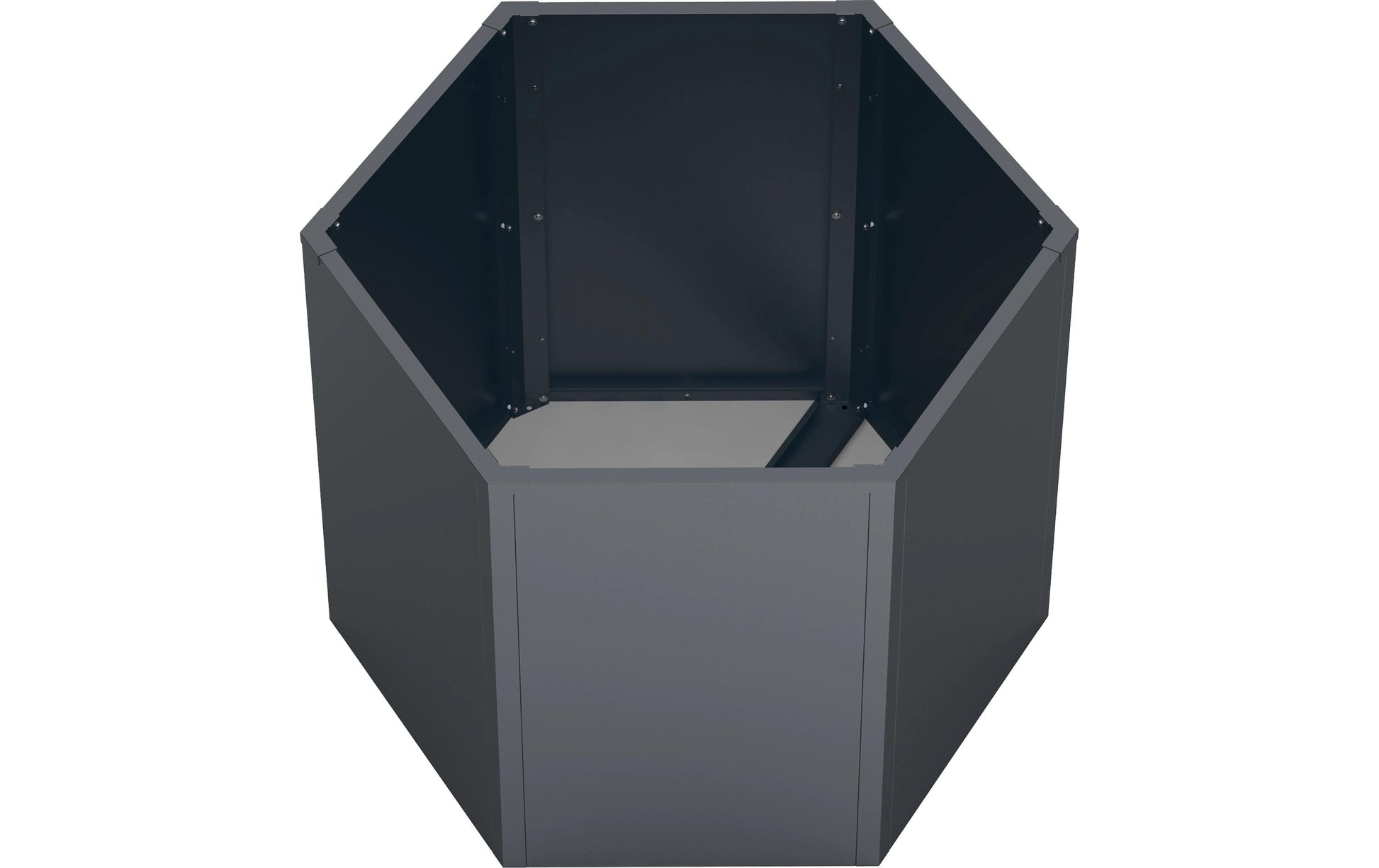 Westmann Varia77 Sechseckiges Hochbeet – 100 × 100 × 77 cm – Stahl, Anthrazit