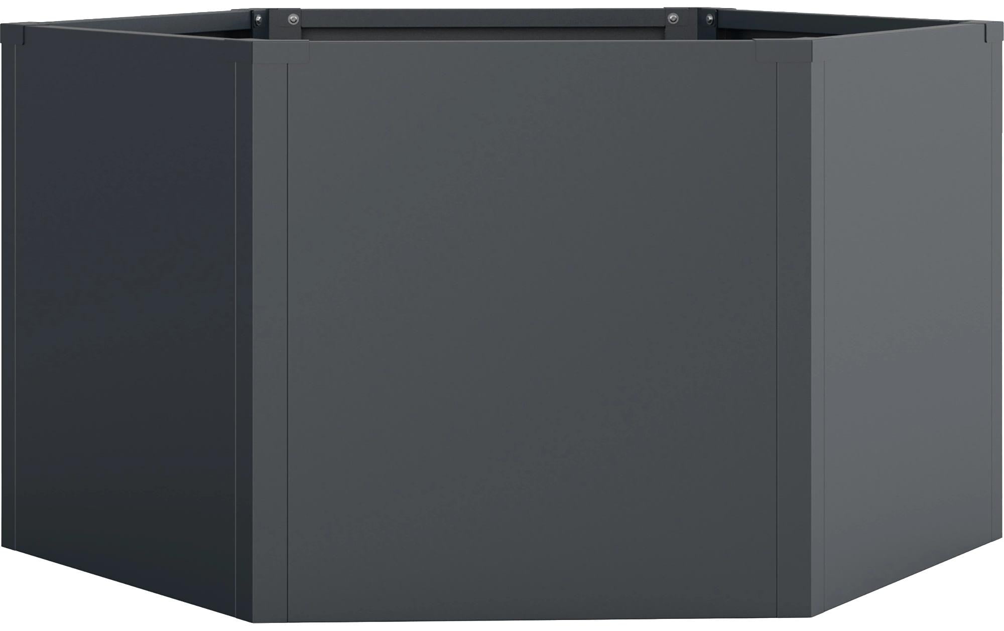 Westmann Hochbeet 6-eckig – 100 × 52 × 100 cm – Metall & Stahl, Anthrazit