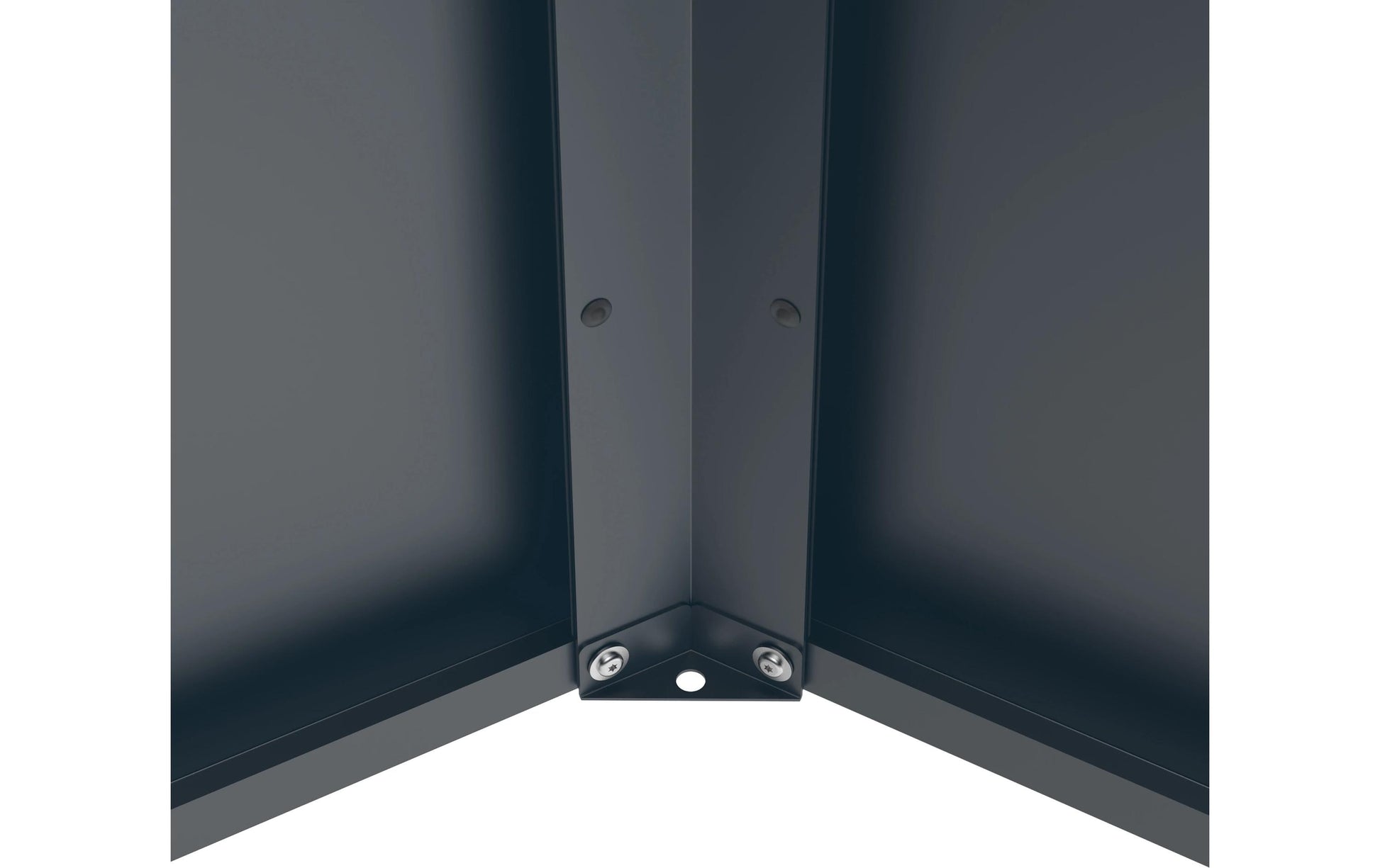 Westmann Varia Hochbeet 2er-Set 1000 × 520/770 × 1000 mm – Stahl – Anthrazit – 6-eckig