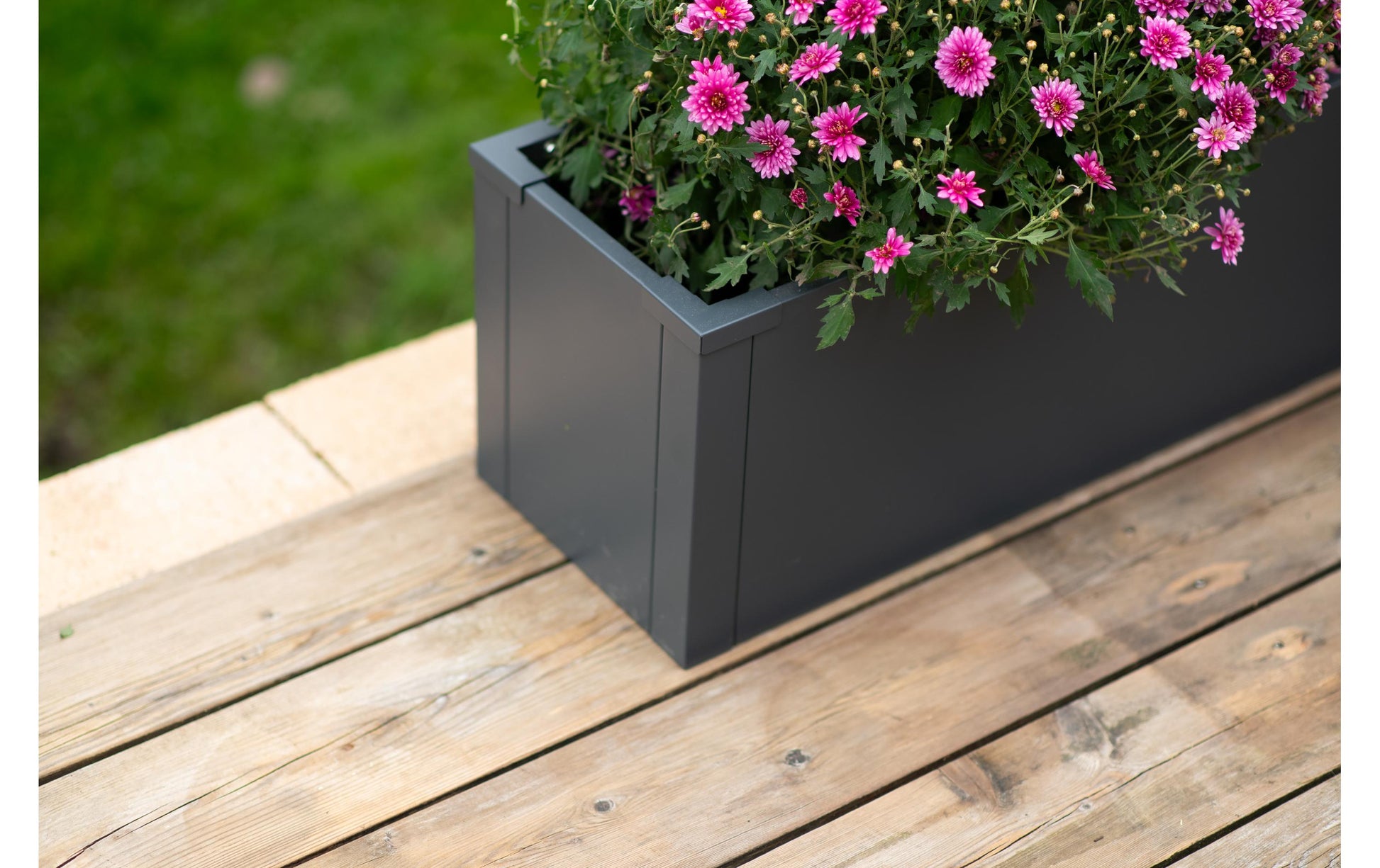 Westmann Pflanzkübel – 100 × 27 × 25 cm – Stahl