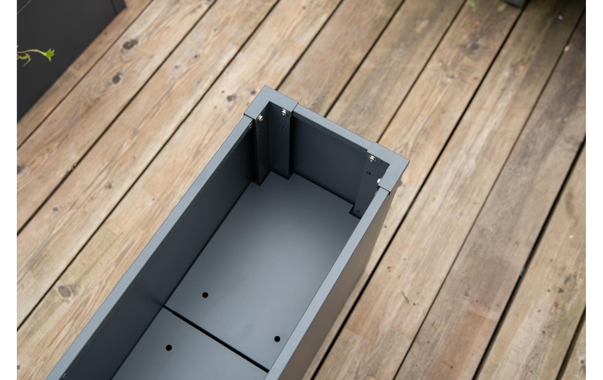 Westmann Pflanzkübel – 100 × 27 × 25 cm – Stahl