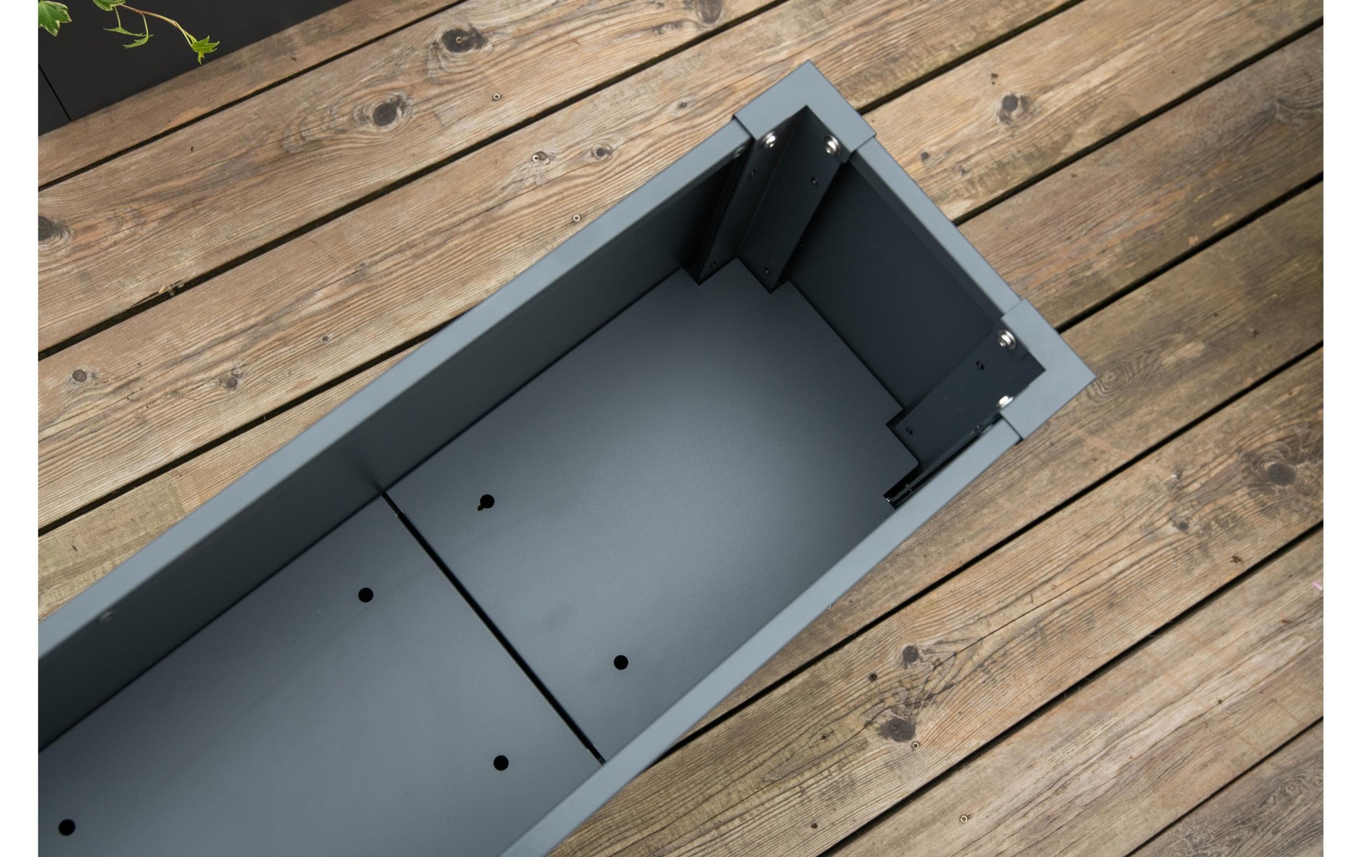 Westmann Pflanzkübel – 100 × 27 × 25 cm – Stahl