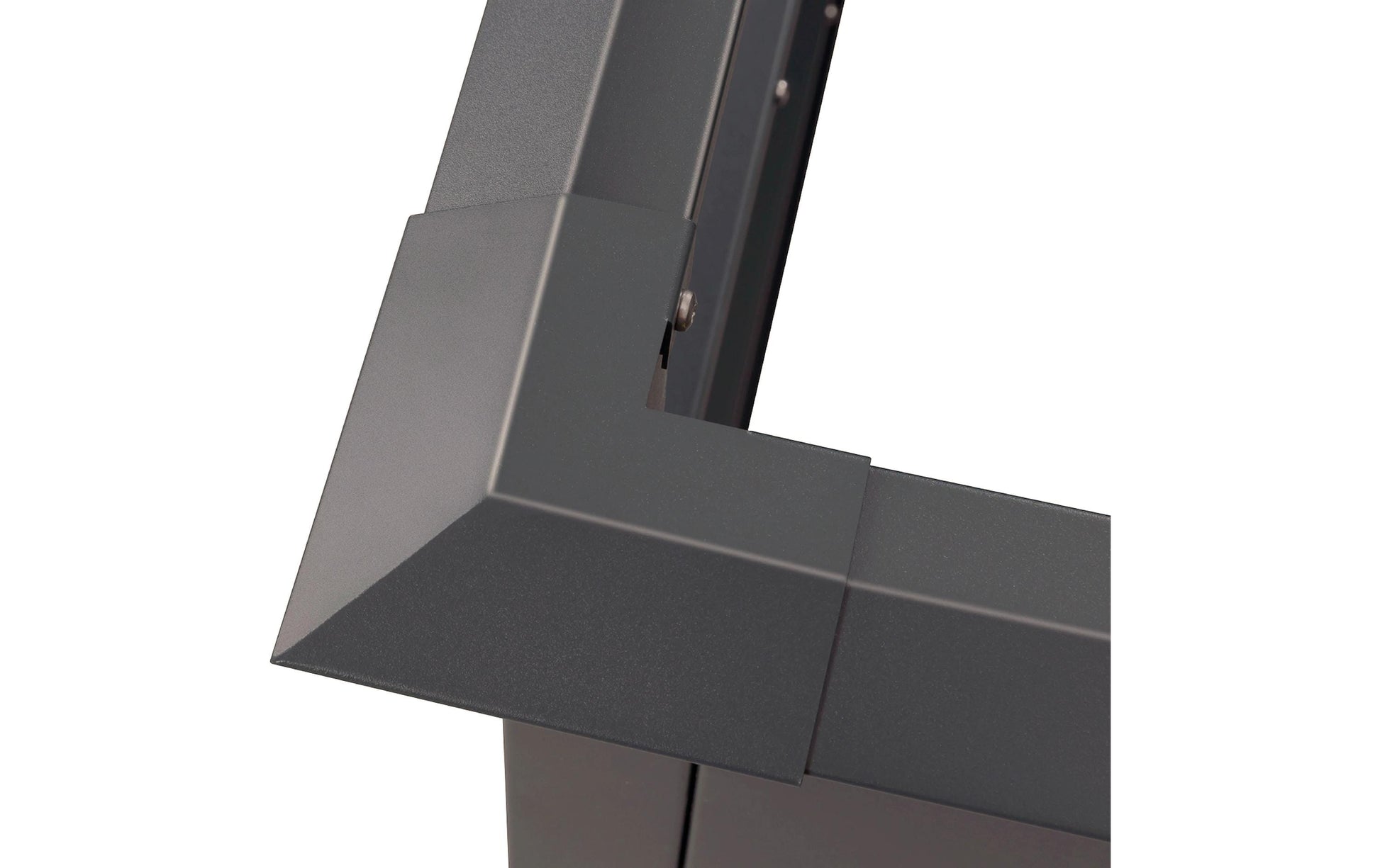 Westmann Hochbeet mit Frühbeetaufsatz – 100 × 113 × 50 cm – Stahl, Anthrazit