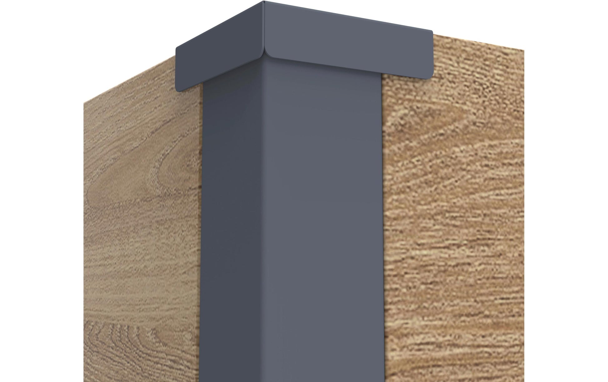 Westmann Talus XL Pflanzkasten – 100 × 77 × 25 cm – Stahl, Holzoptik