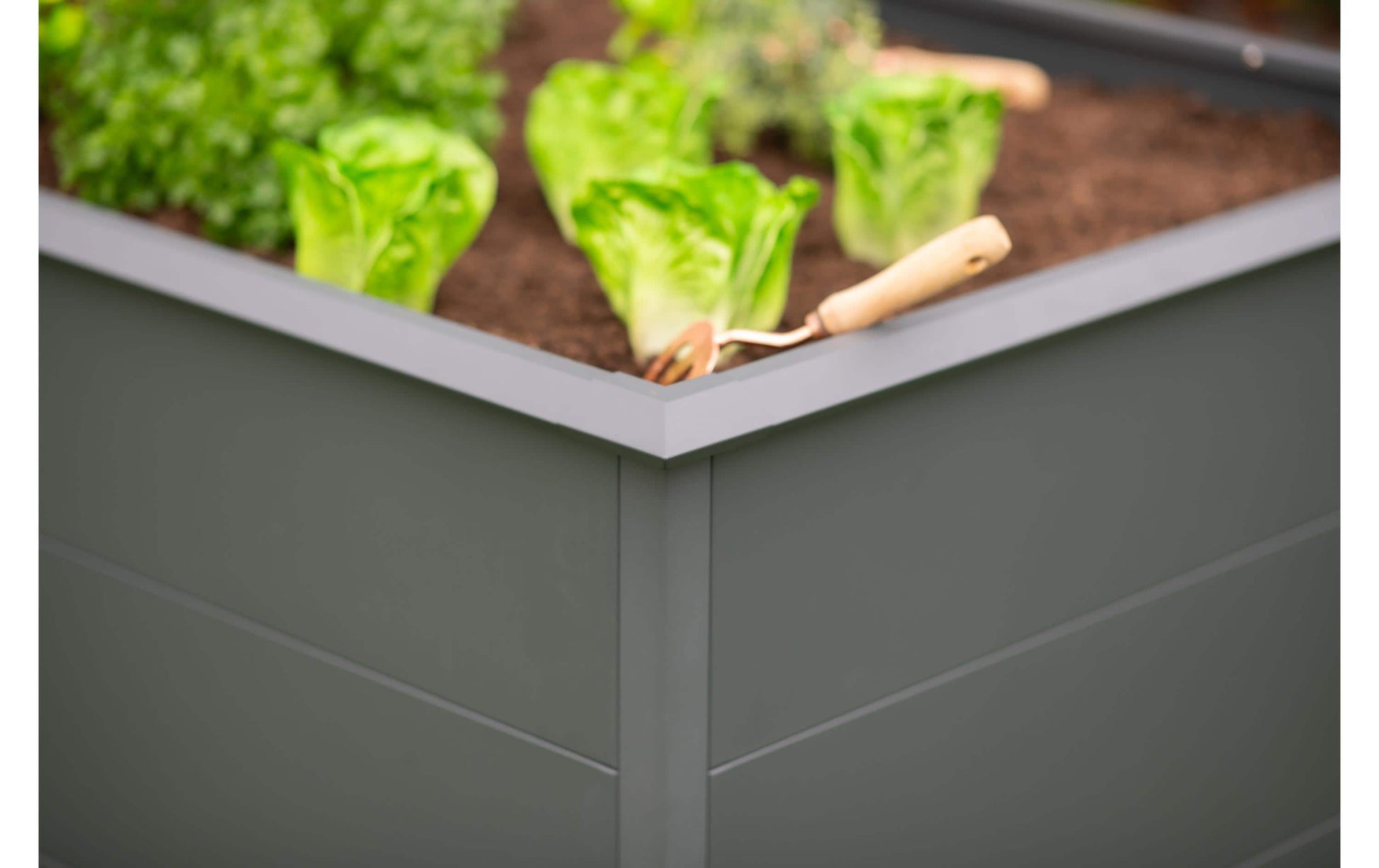 Westmann Primus XL Hochbeet 1540 l – Stahl – Anthrazit – 2000 × 770 × 1000 mm