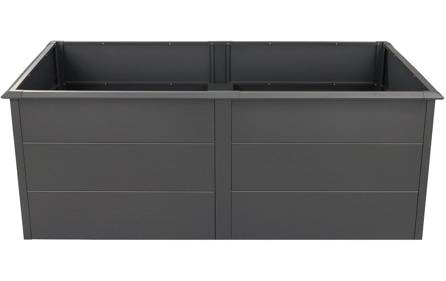Westmann Primus XL Hochbeet 1540 l – Stahl – Anthrazit – 2000 × 770 × 1000 mm